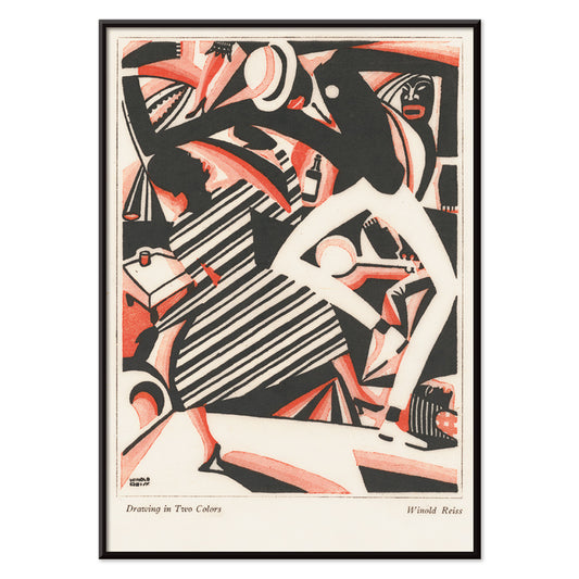 , with black aluminium frame on white background