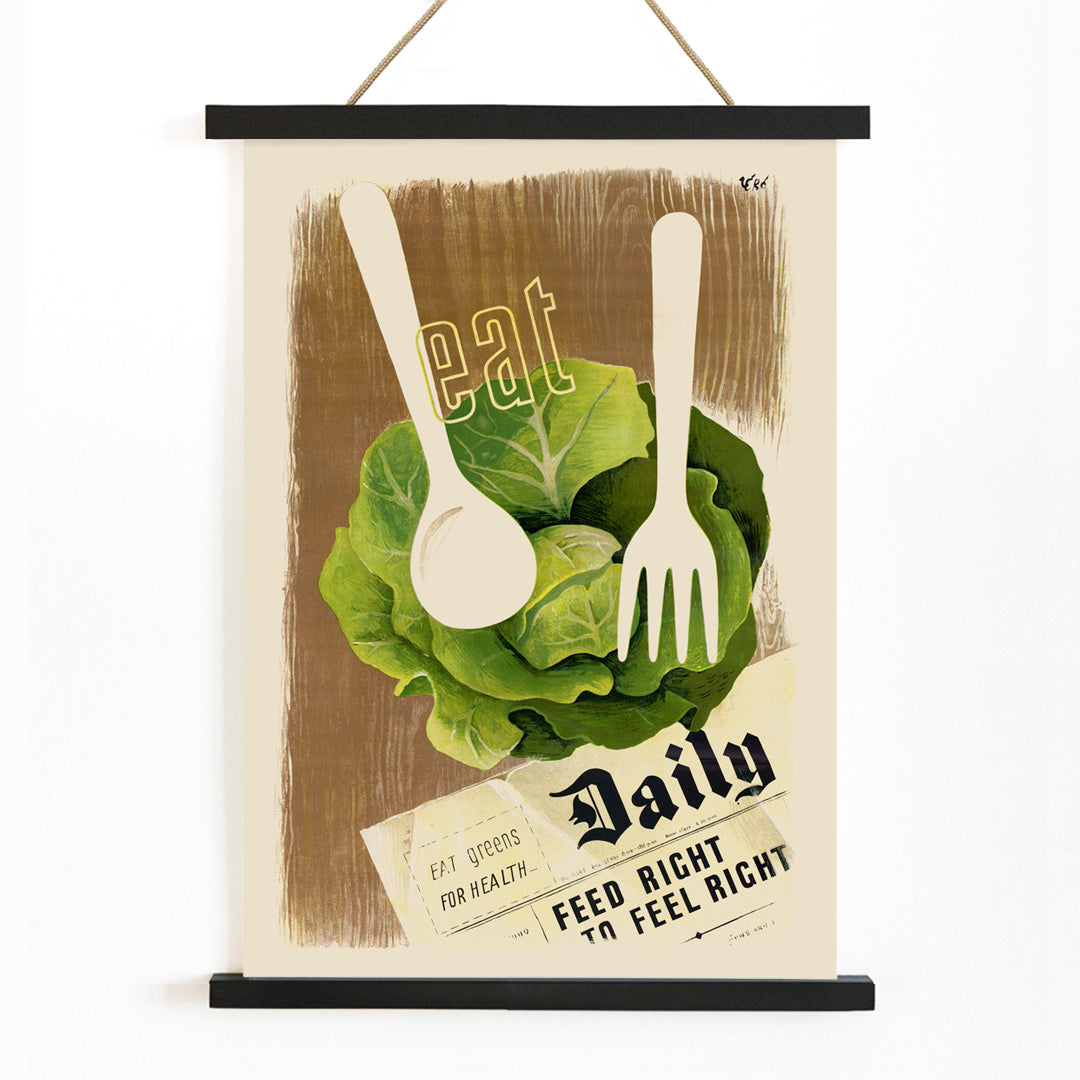 , with wooden magnetic frame on white background