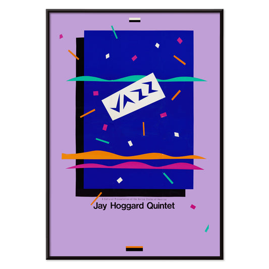 , with black aluminium frame on white background