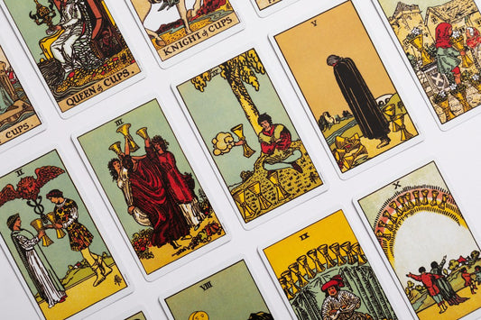 Tarot cards from the Rider-Waite deck