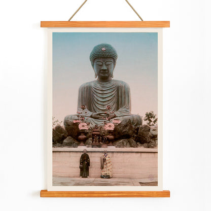 , with wooden magnetic frame on white background