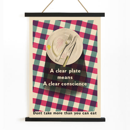 , with wooden magnetic frame on white background