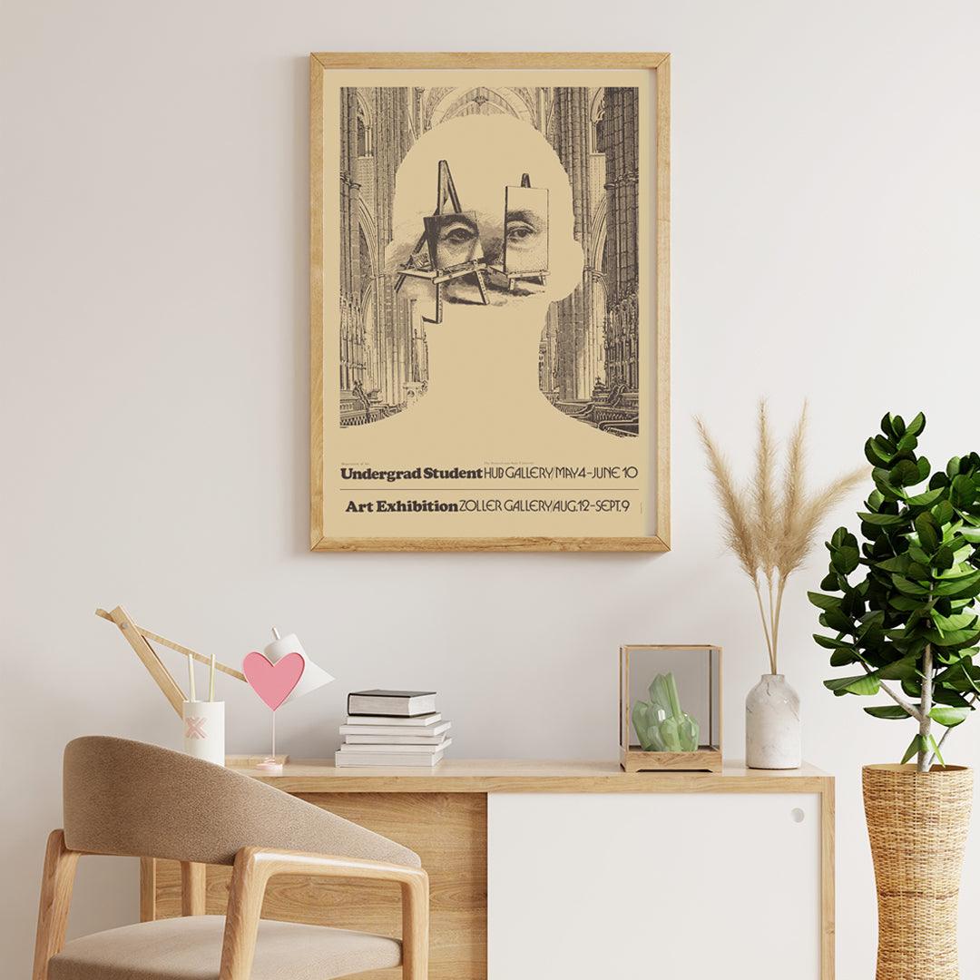 , framed and displayed in home decor
