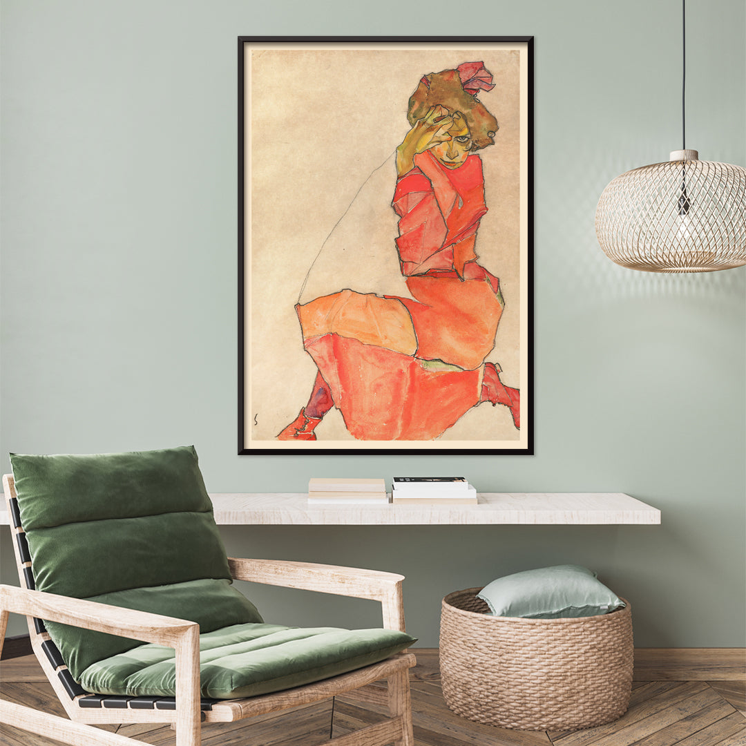 , framed and displayed in home decor