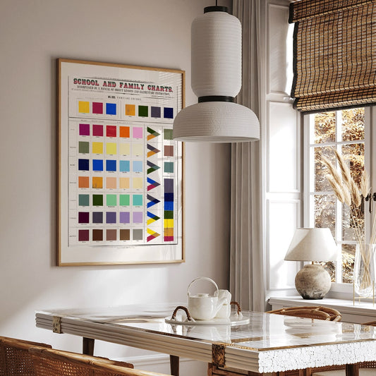 , framed and displayed in home decor