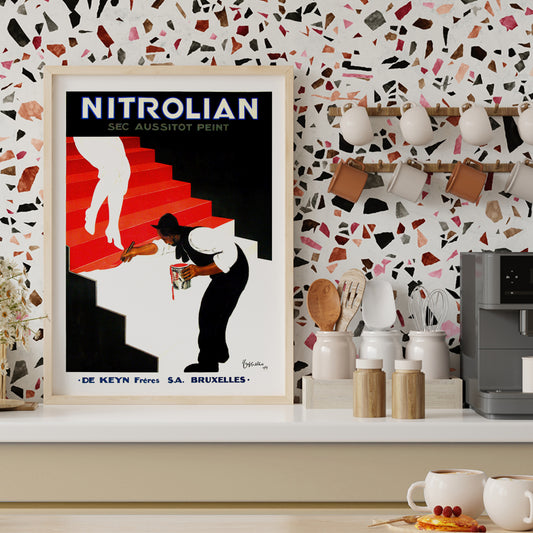 , framed and displayed in home decor