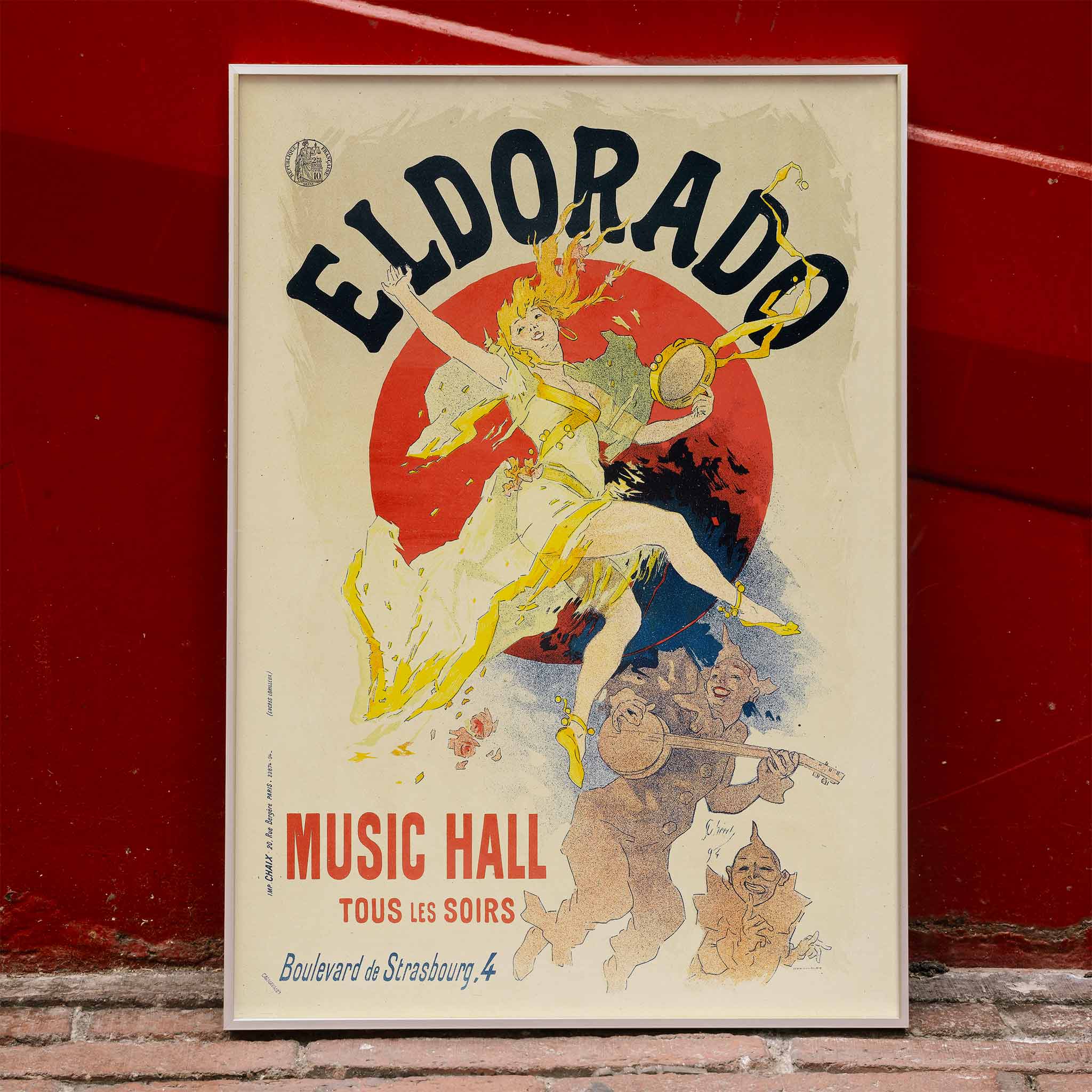 Poster | Eldorado Music Hall by Jules Chéret 1894 | MORYARTY
