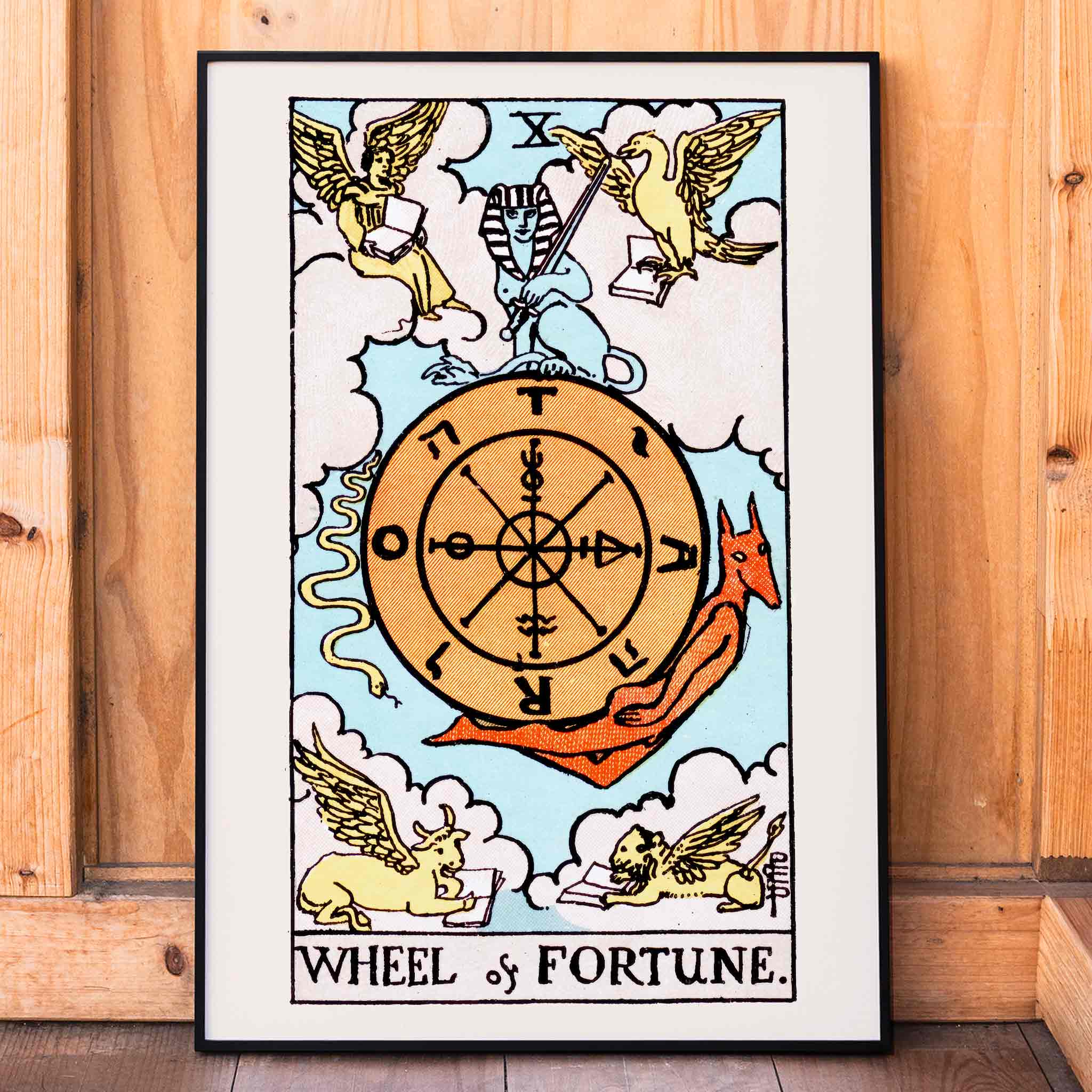Poster | La Ruota della Fortuna di Rider Waite | MORYARTY