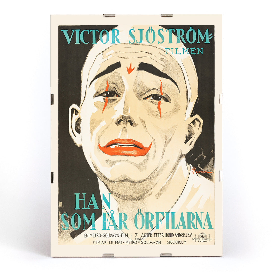 , framed and displayed in modern living room decor