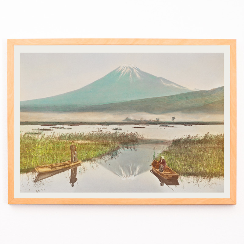 Il monte Fuji visto da Kashiwabara